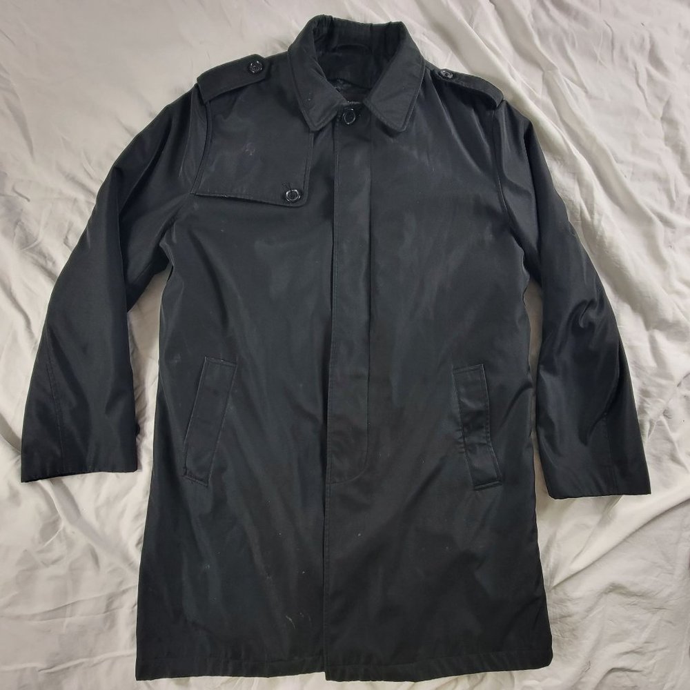 Michael Kors Mens Medium Black Coat Jacket Casual Outdoors Walking
